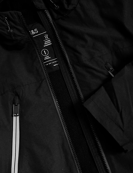 Stormwear&trade; Fleece Lined Hooded Jacket (6-16 Yrs)