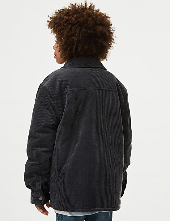 Cord Fleece Lined Shacket (6-16 Yrs)