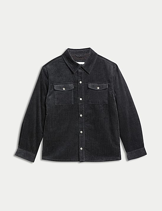 Cord Fleece Lined Shacket (6-16 Yrs)