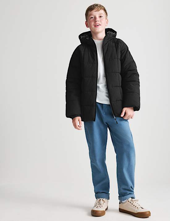 Hooded Padded Coat (6-16 Yrs)