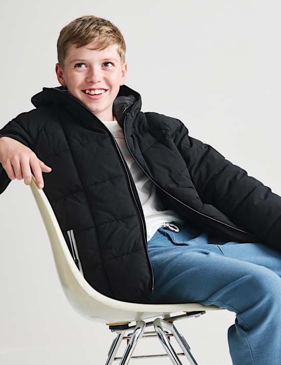 Hooded Padded Coat (6-16 Yrs)