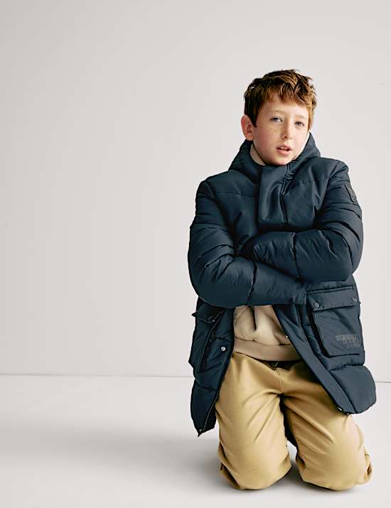 Longline Padded Coat (6-16 Yrs)