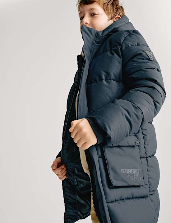 Longline Padded Coat (6-16 Yrs)