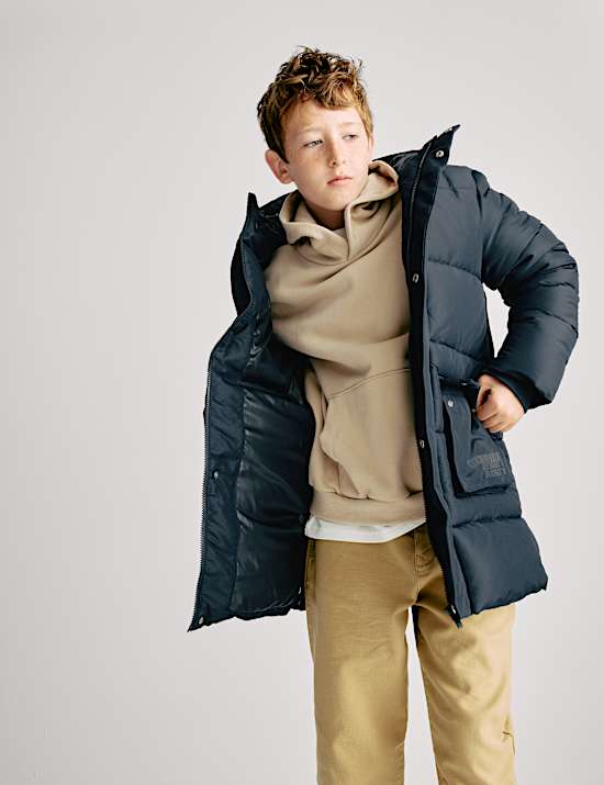 Longline Padded Coat (6-16 Yrs)
