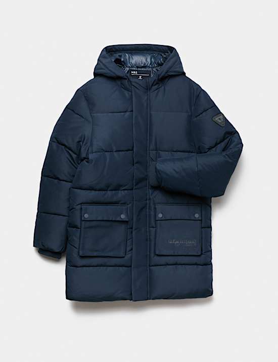 Longline Padded Coat (6-16 Yrs)