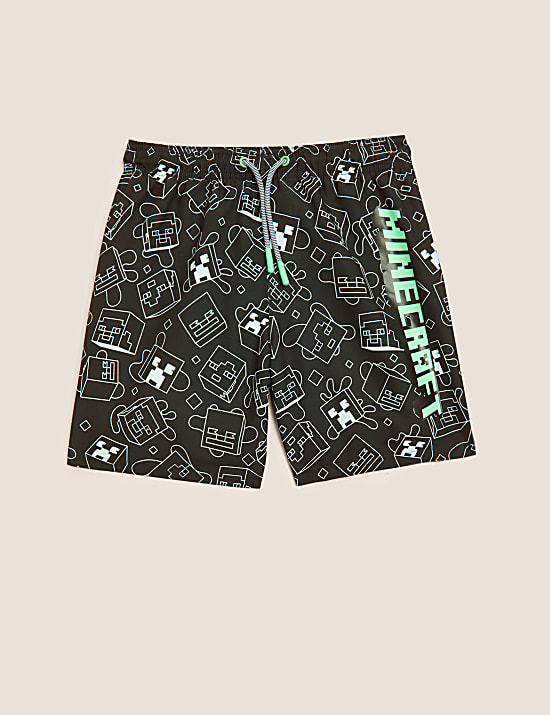 Minecraft&trade; Swim Shorts (6-16 Yrs)