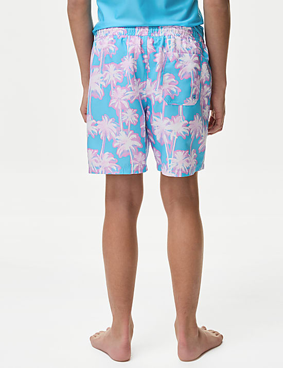 Μαγιό-σορτς με μοτίβο φοινικόδεντρα (6-16 ετών)