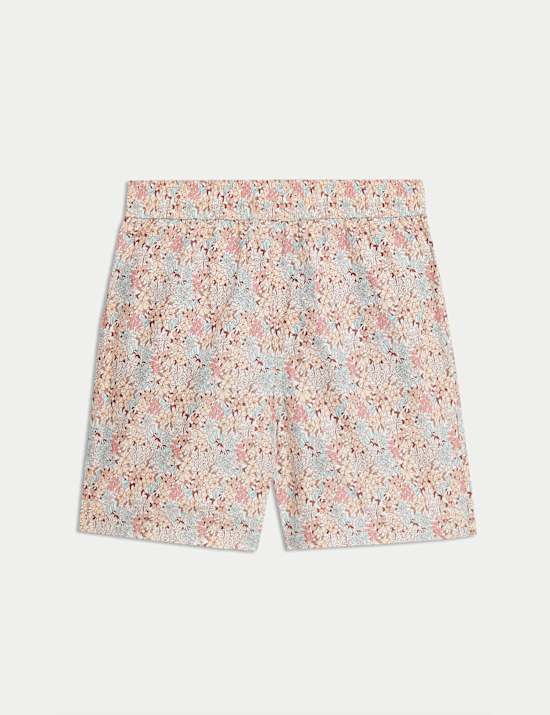 Ditsy Floral Shorter Length Swim Shorts (6-16 Yrs)