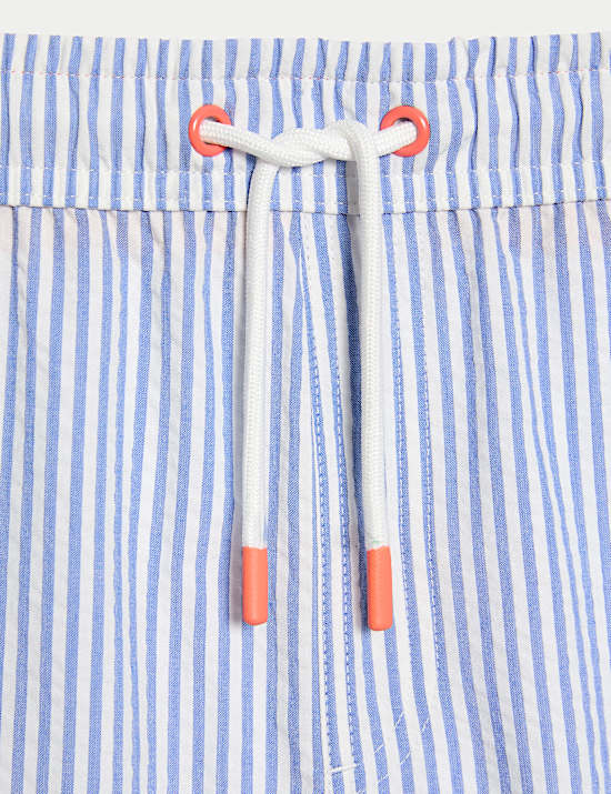 Szorty kąpielowe w paski z mieszanki bawełny (6&ndash;16 lat)