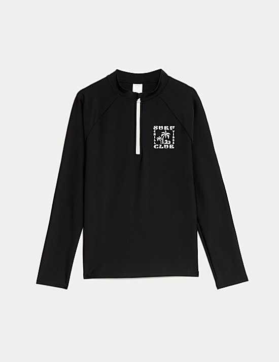 Surf Graphic Long Sleeve Rash Vest (2-16 Yrs)