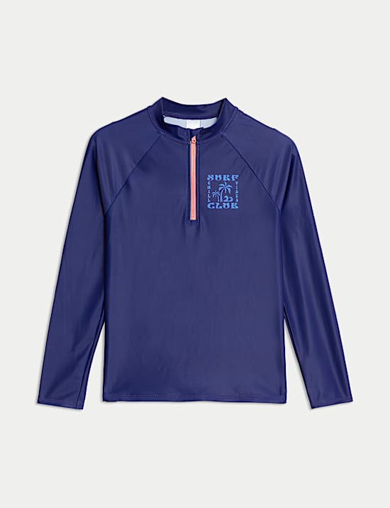 Graphic Long Sleeve Rash Vest (2-16 Yrs)