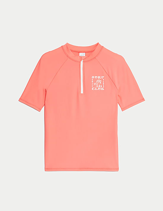 Quarter Zip Rash Vest (2-16 Yrs)