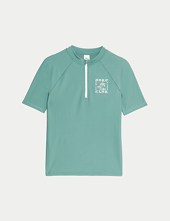 Quarter Zip Rash Vest (2-16 Yrs)