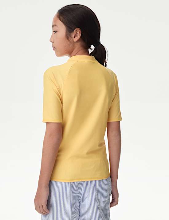 Quarter Zip Rash Vest (2-16 Yrs)