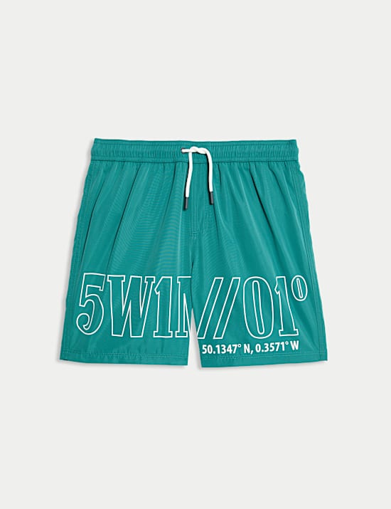 Graphic Swim Shorts (6-16 Yrs)