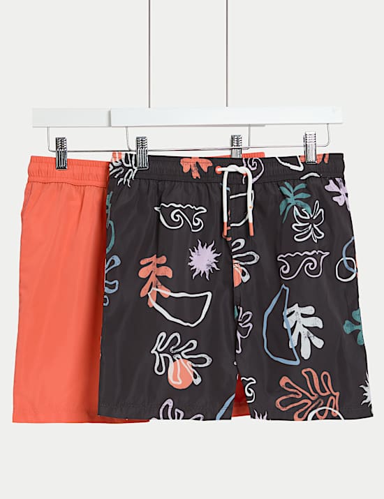 2pk Swim Shorts (6-16 Yrs)