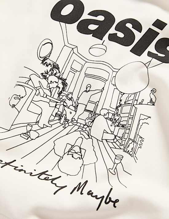 Cotton Rich Oasis Graphic Sweatshirt (6-16 Yrs)