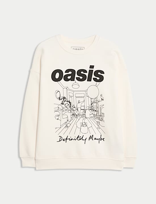 Cotton Rich Oasis Graphic Sweatshirt (6-16 Yrs)