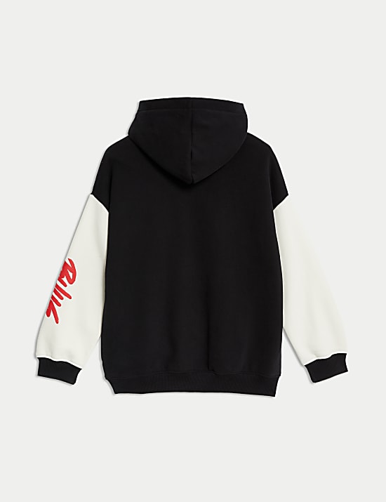 Katoenrijke NBA-capuchontrui met 'Chicago Bulls' (6-16 jaar)