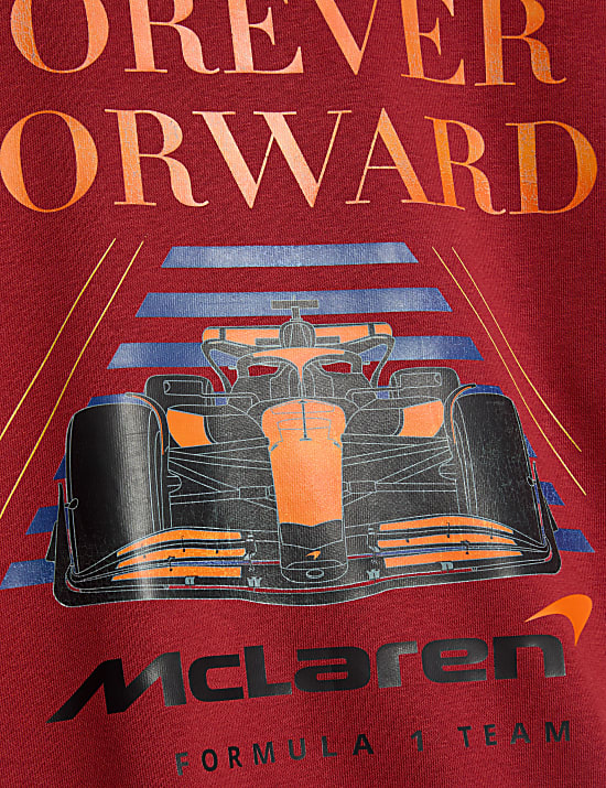 Mikina s grafikou McLaren a s vysok&yacute;m pod&iacute;lem bavlny (6&ndash;16 let)
