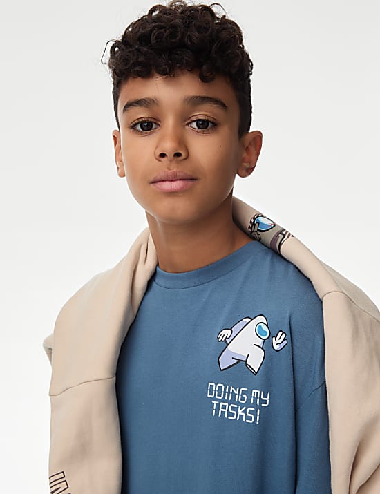 Top 100 % coton &agrave; motif Among Us&trade; (du 6 au 16 ans)