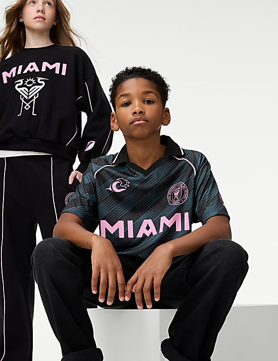 Inter Miami&trade; Football Polo Shirt (2-16 Yrs)
