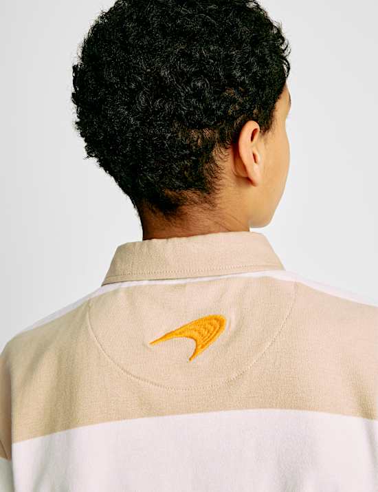 Pure Cotton McLaren F1 Team Rugby Top (6-16 Yrs)