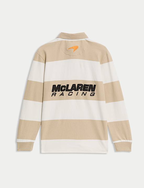Pure Cotton McLaren F1 Team Rugby Top (6-16 Yrs)