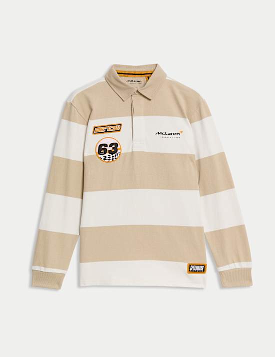 Camiseta de rugby 100 % algodón de McLaren™ (6-16 años)
