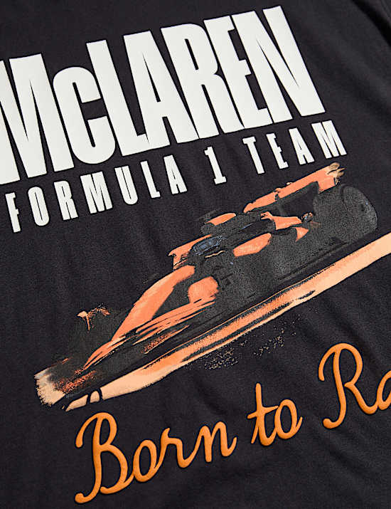 Pure Cotton McLaren F1 Team T-Shirt (2-16 Yrs)