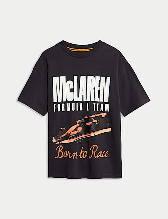 Pure Cotton McLaren F1 Team T-Shirt (2-16 Yrs)