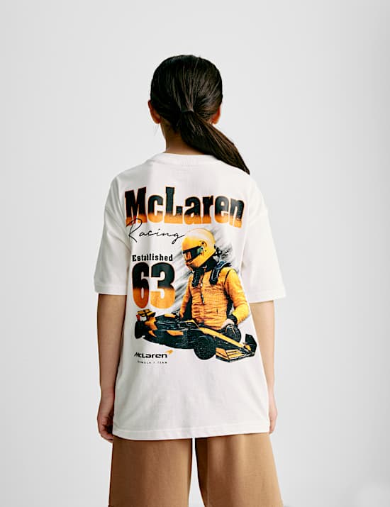 Pure Cotton McLaren F1 Team T-shirt (2-16 Yrs)