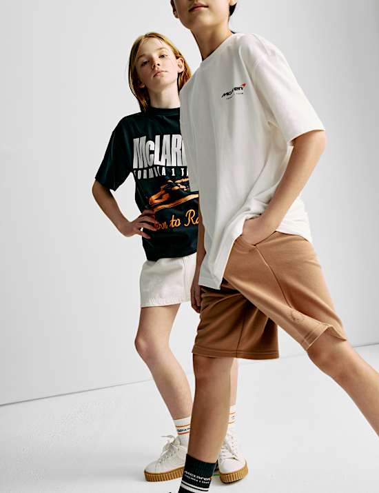 Pure Cotton McLaren F1 Team T-shirt (2-16 Yrs)