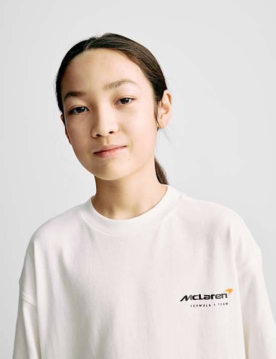 Pure Cotton McLaren F1 Team T-shirt (2-16 Yrs)