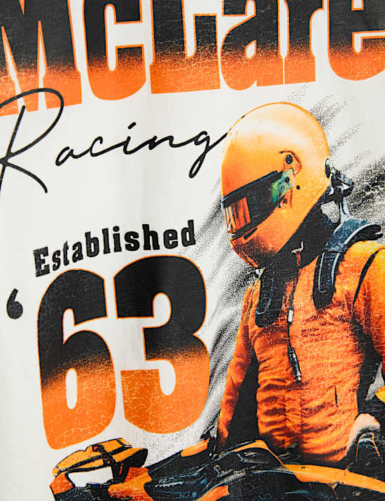 Pure Cotton McLaren F1 Team T-shirt (2-16 Yrs)