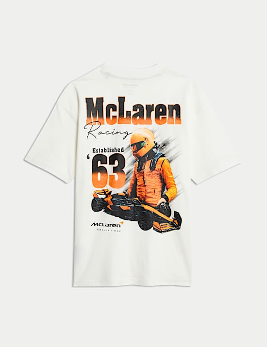 Pure Cotton McLaren F1 Team T-shirt (2-16 Yrs)
