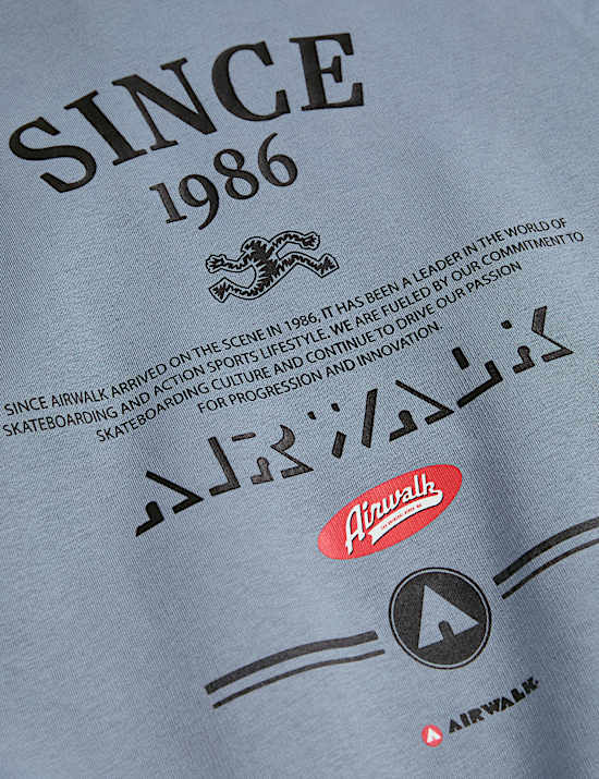 Cotton Rich Airwalk Graphic Hoodie (6-16 Yrs)