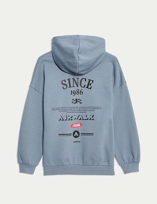 Cotton Rich Airwalk Graphic Hoodie (6-16 Yrs)