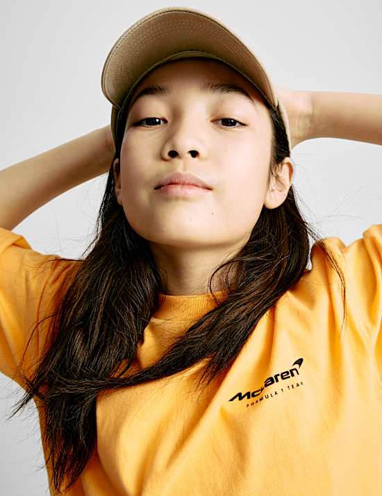 Pure Cotton McLaren F1 Team  T-Shirt (2-16 Yrs)