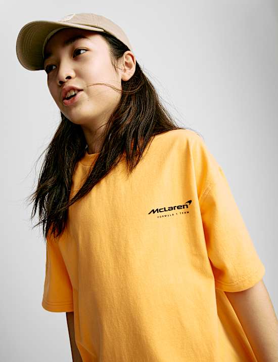 Pure Cotton McLaren F1 Team  T-Shirt (2-16 Yrs)