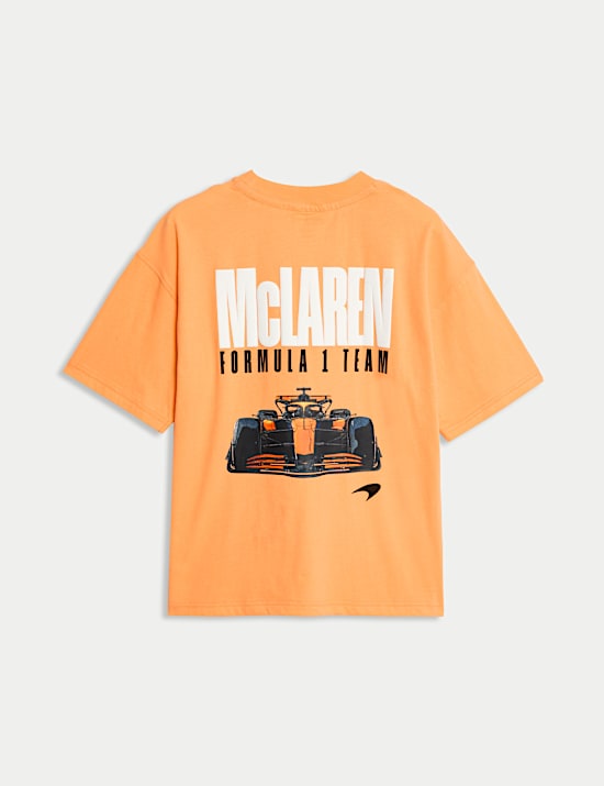 Pure Cotton McLaren F1 Team  T-Shirt (2-16 Yrs)