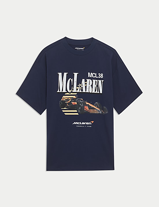Camiseta 100% algodón con gráfico de McLaren (6-16&nbsp;años)