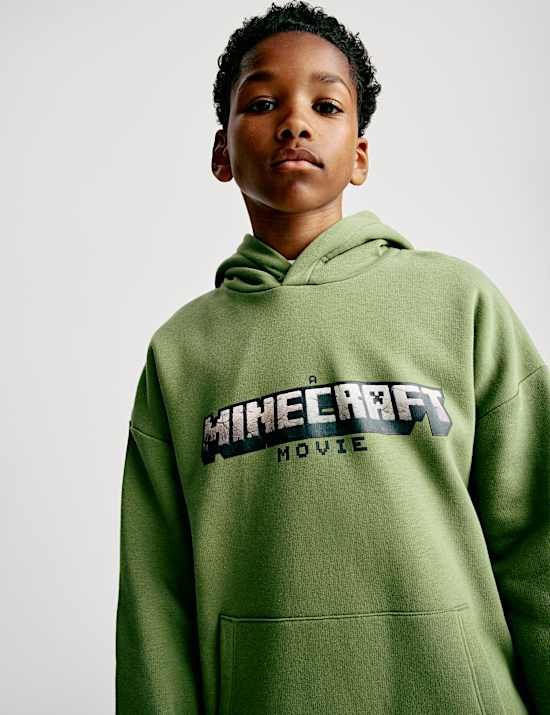 Cotton Rich Minecraft&trade; Hoodie (8-16 Yrs)