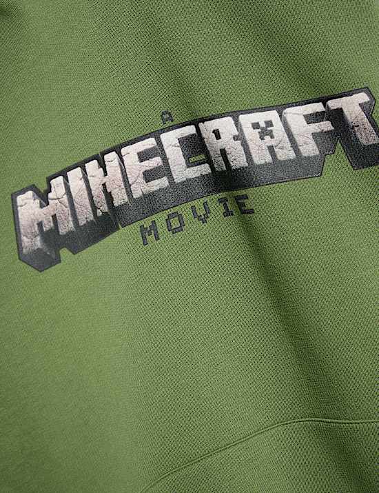 Cotton Rich Minecraft&trade; Hoodie (8-16 Yrs)