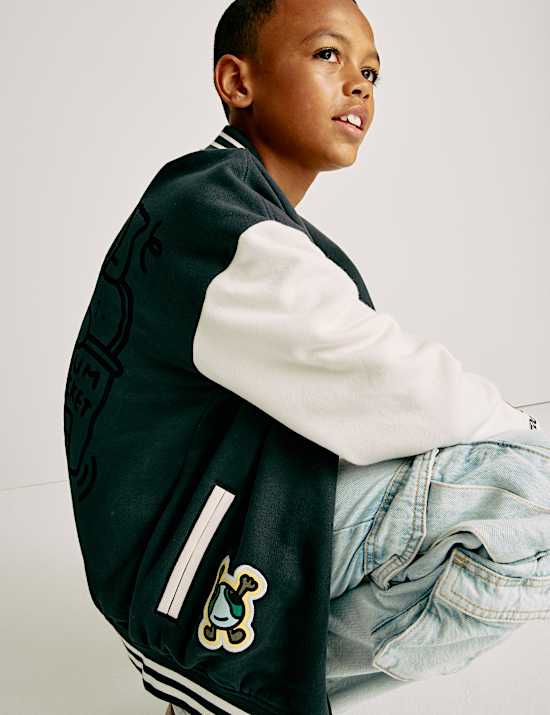Bomber bunda s potiskem Doodle Boy™ x SpongeBob SquarePants™ (4–16 let)