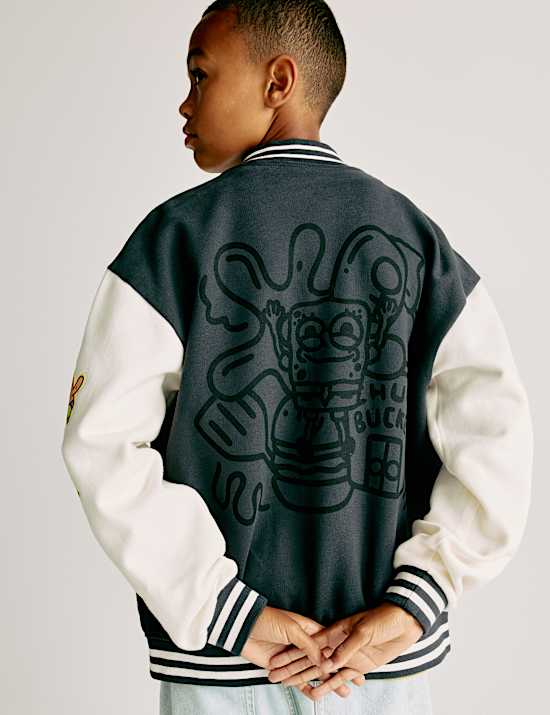 Doodle Boy™ x SpongeBob SquarePants™ Bomber Jacket (4-16 Yrs)