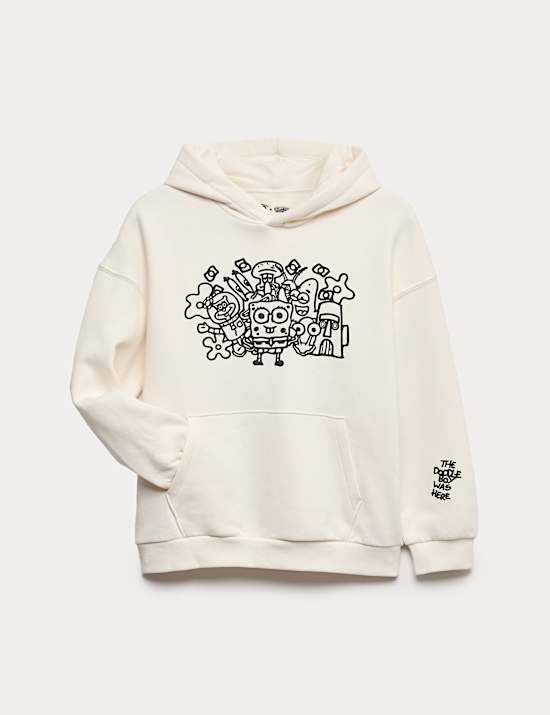 Doodle Boy™ x SpongeBob SquarePants™ Print Hoodie (2-16 Yrs)