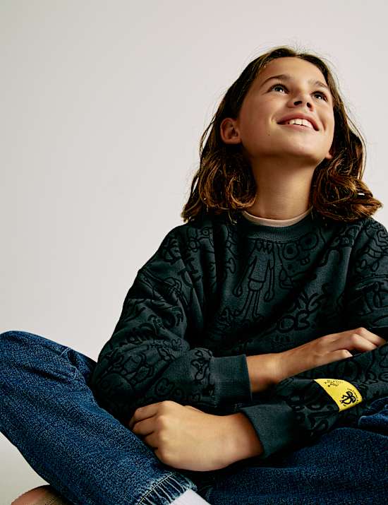 Doodle Boy™ x SpongeBob SquarePants™ Printed Sweatshirt (4-16 Yrs)