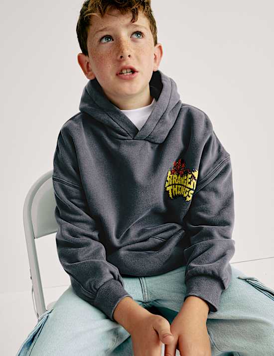 Cotton Rich Stranger Things™ Hoodie (6-16 Yrs)