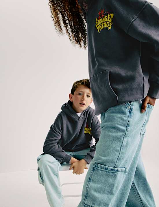 Cotton Rich Stranger Things™ Hoodie (6-16 Yrs)